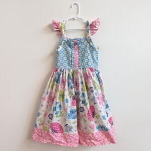 Eleanor Rose Sundress Girls Sz 10-12 Floral Boutique Ruth